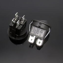 供应小猫眼圆形KCD带灯蓝色翘板电源开关 特性、应用与研发价值